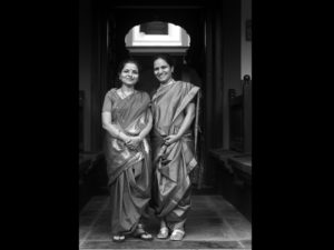 Mother and Daughter Posing at Dhepe wada